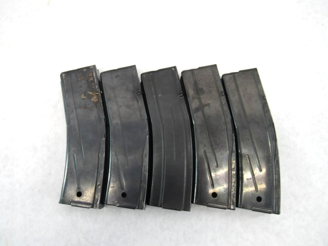(5) M1 Carbine .30 Cal Magazines: 15rd, *Restricted 