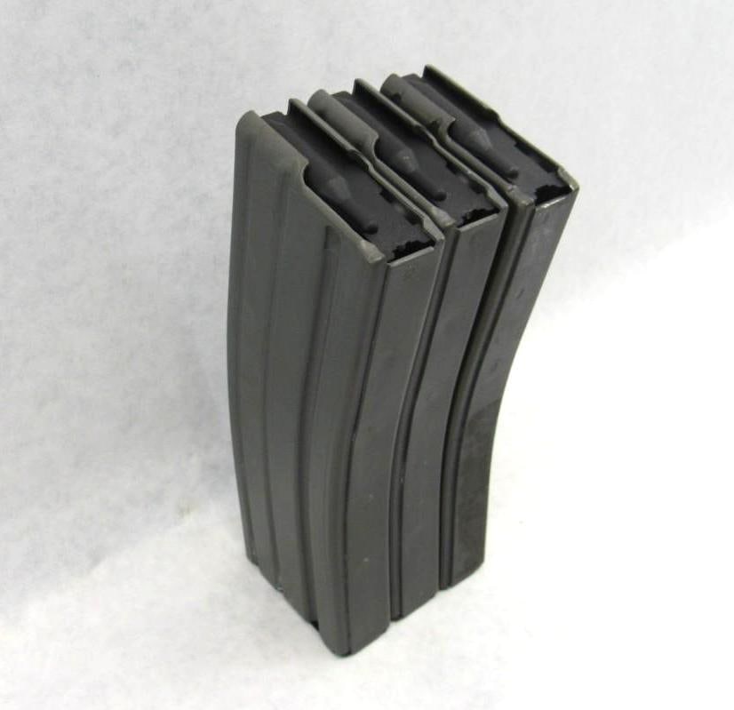 (3) AR-15 5.56 Cal Magazines: 30rd. *Restricted