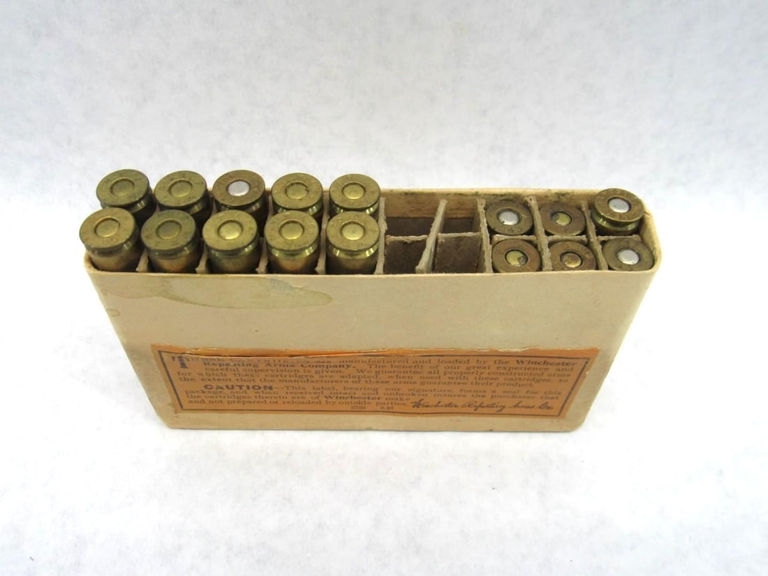 Vintage Box Winchester 8mm Mauser Cartridges - 3