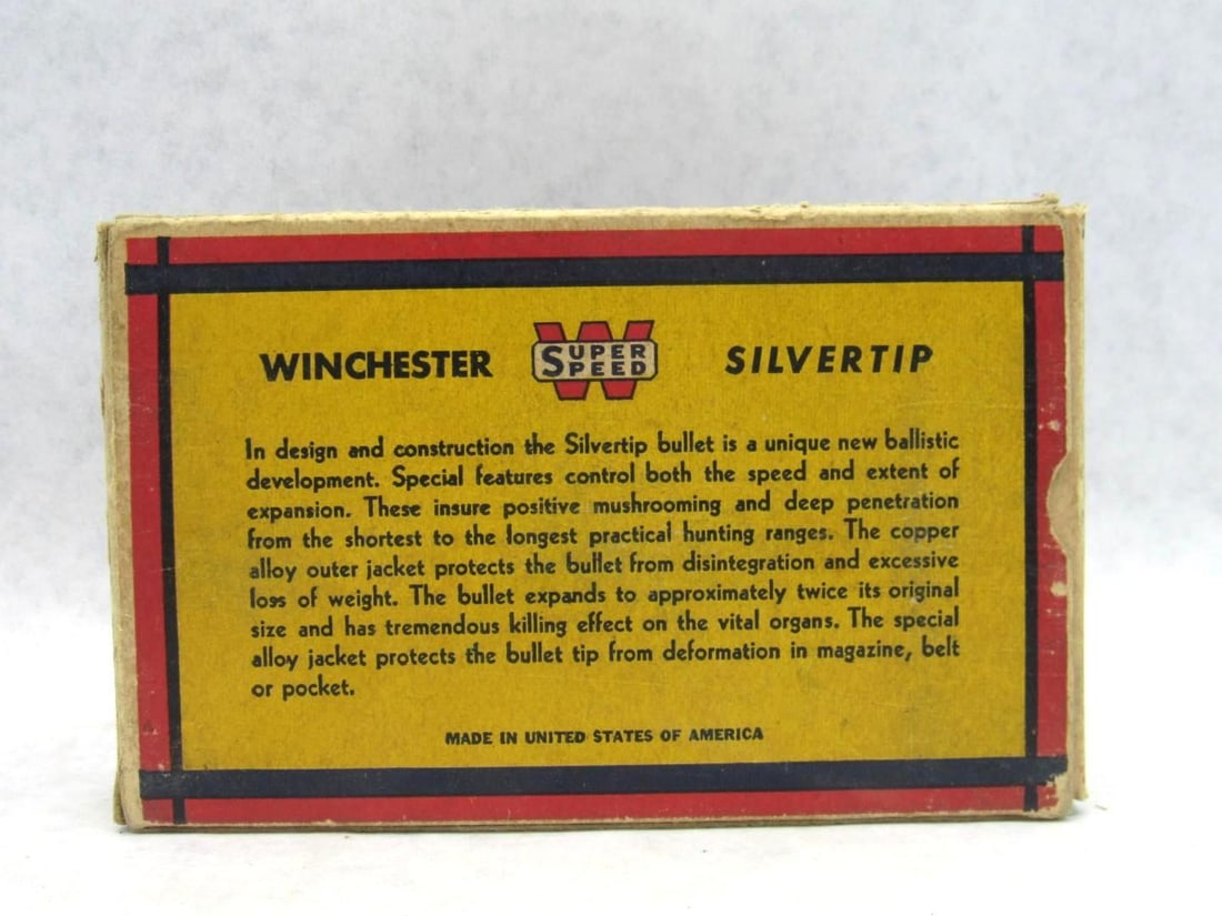Vintage Winchester Box .30-06 Cartridges - 3