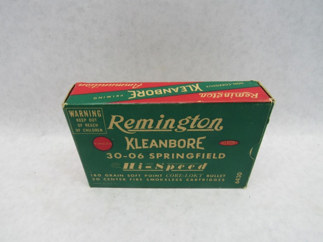 Vintage Remington Box .30-06 Hi Speed Cartridges - 3