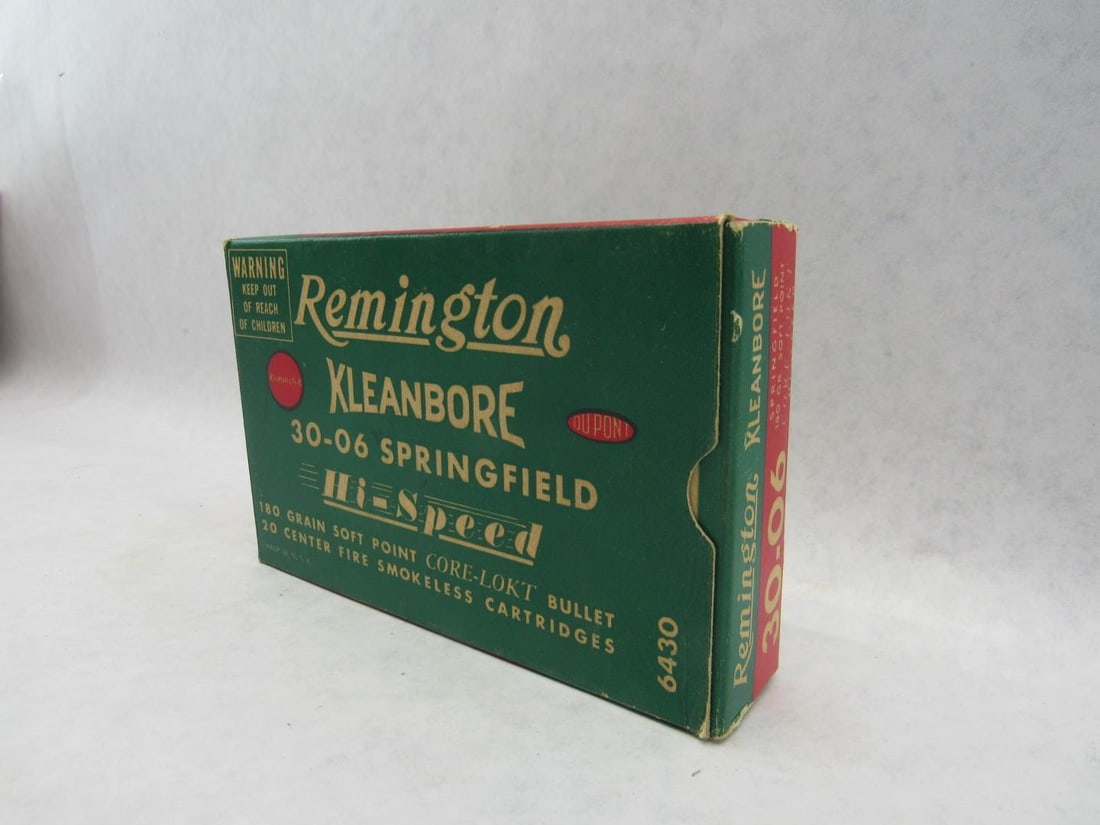 Vintage Remington Box .30-06 Hi Speed Cartridges - 5