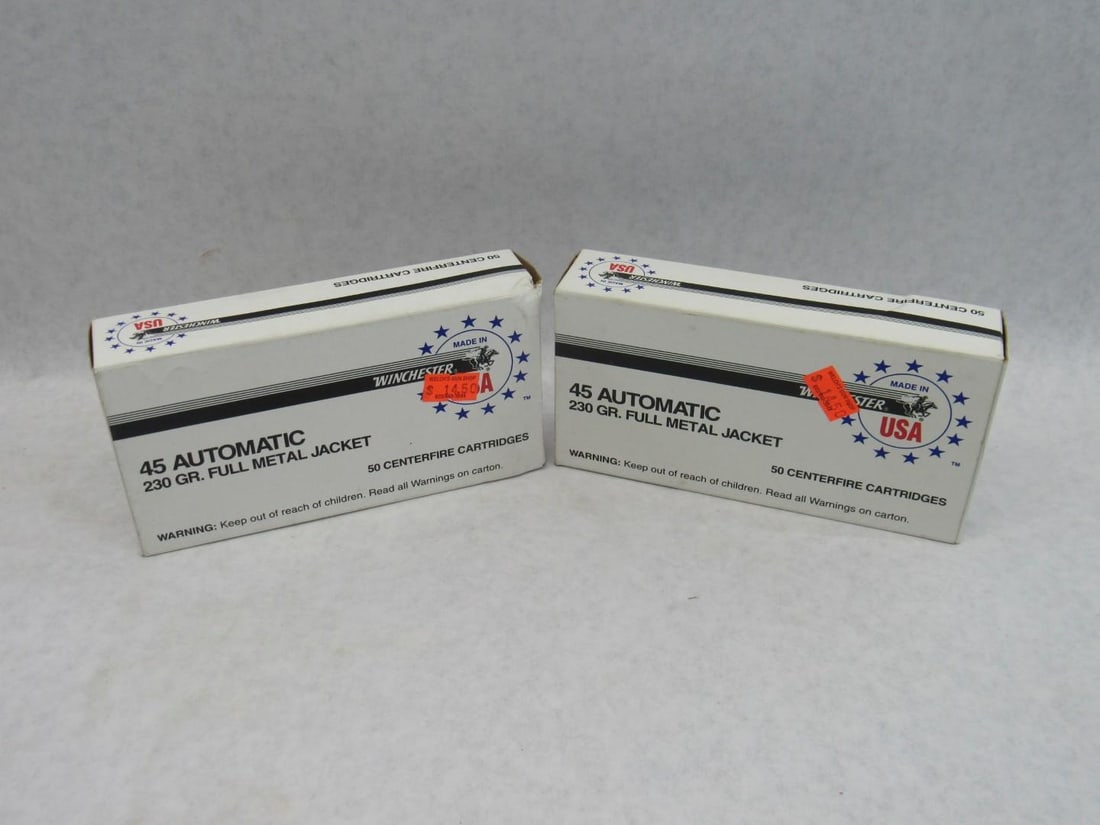 Winchester .45 Automatic Cartridges - 3
