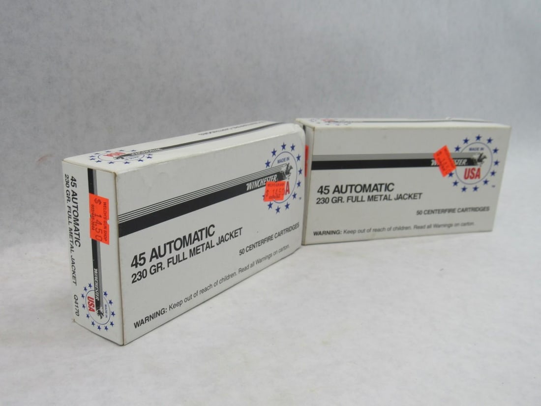 Winchester .45 Automatic Cartridges - 4