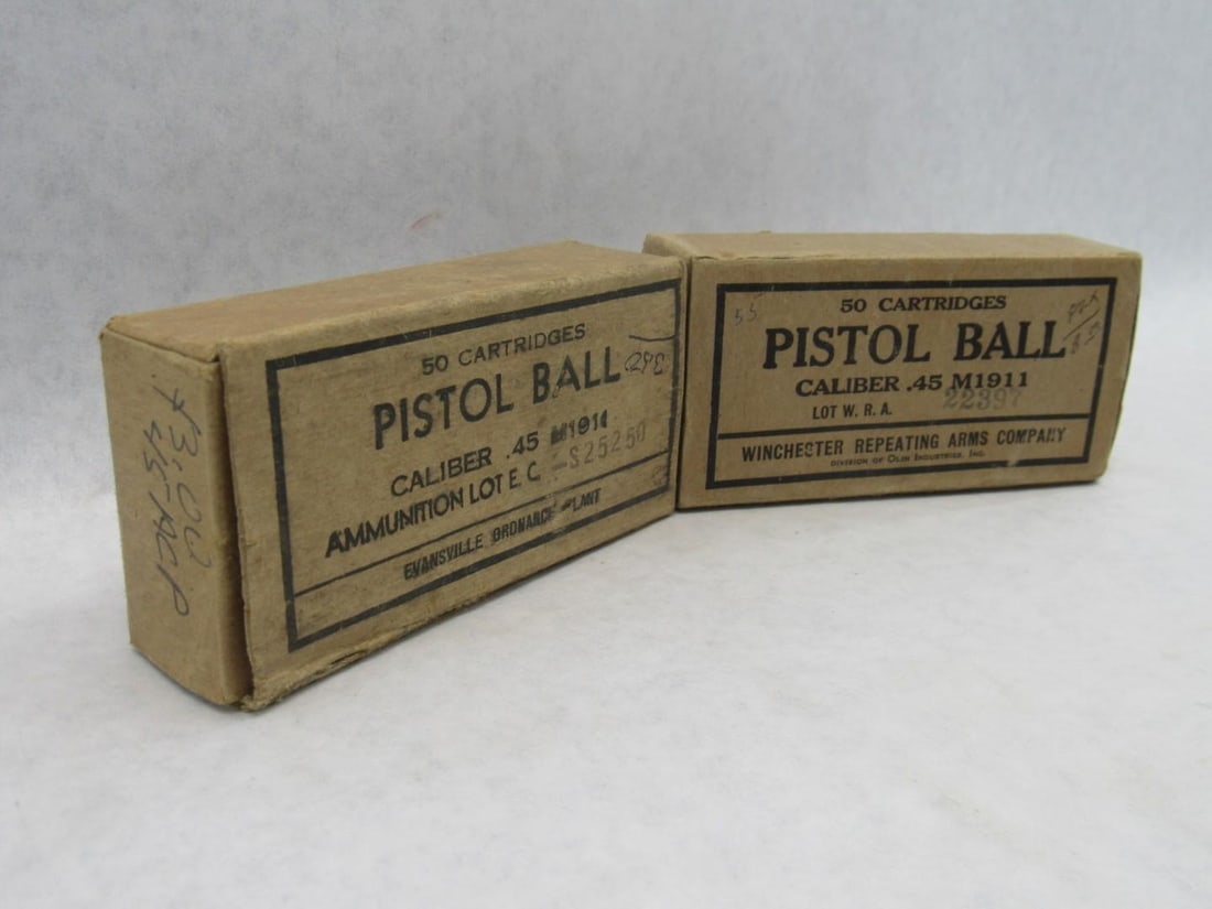 (100) Pistol Ball .45 M1911 Cartridges - 4