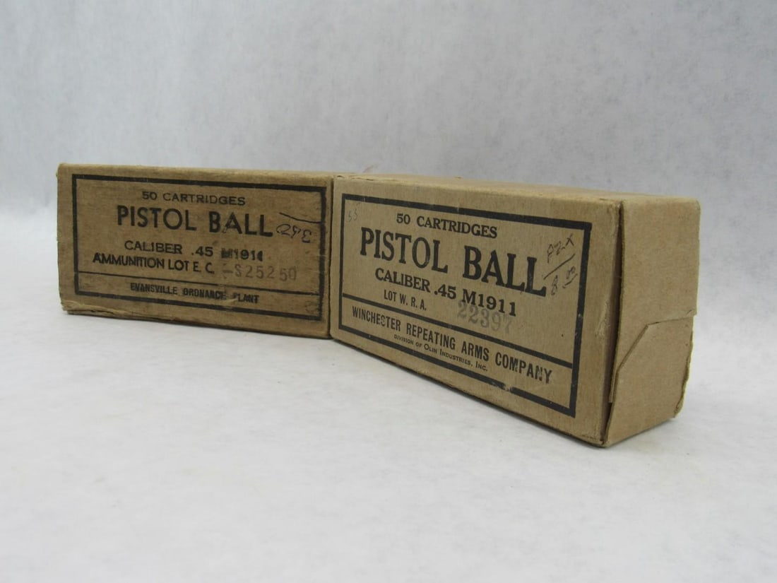 (100) Pistol Ball .45 M1911 Cartridges - 5