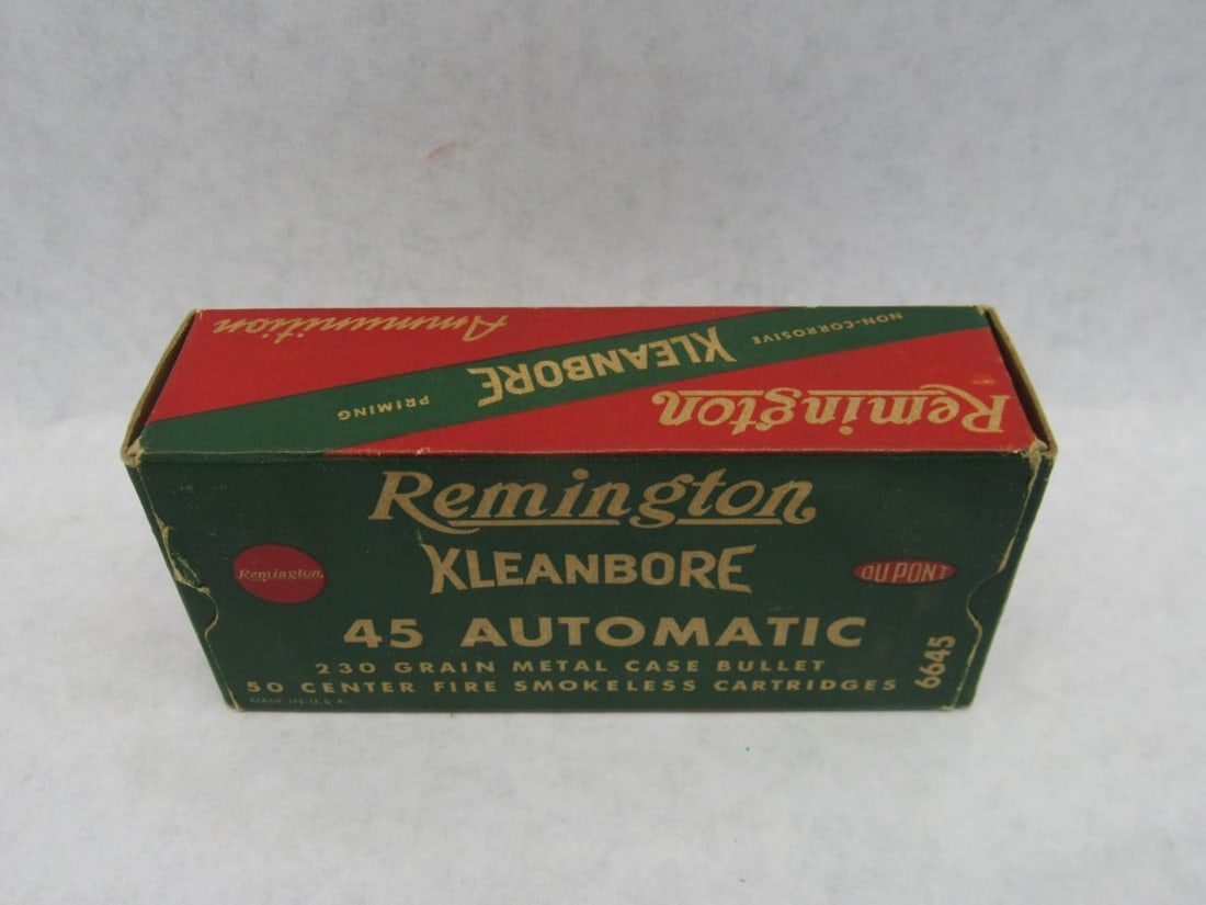 Vintage Remington Box .45 Automatic Cartridges - 3