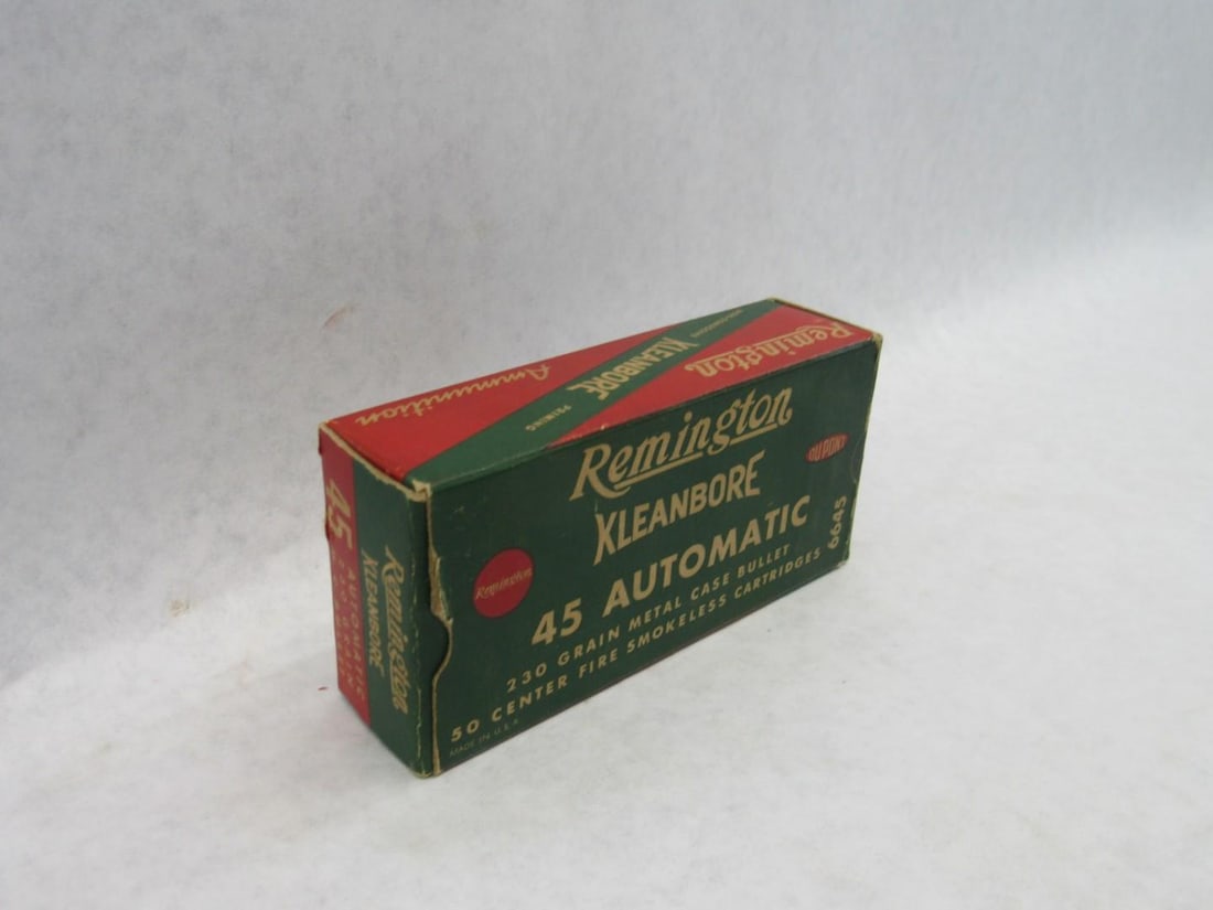 Vintage Remington Box .45 Automatic Cartridges - 4