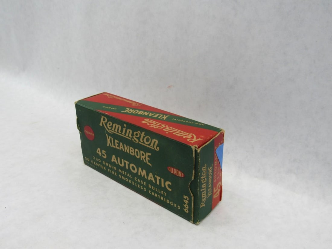 Vintage Remington Box .45 Automatic Cartridges - 5