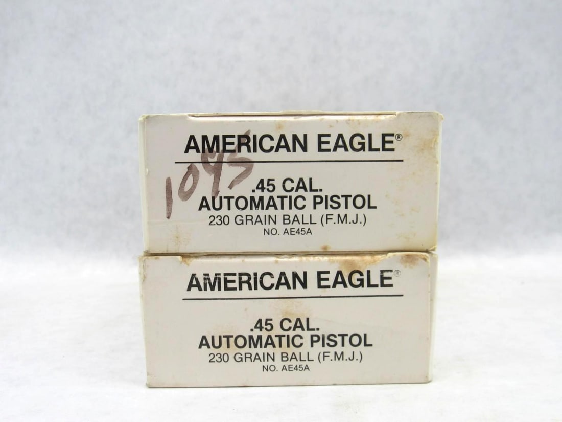 (2) American Eagle Boxes .45 Automatic Cartridges - 2