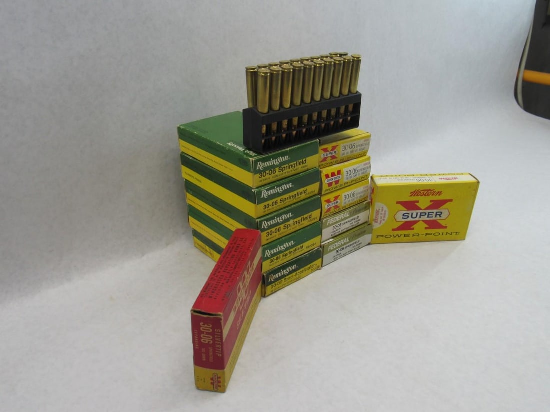 (93) .30-06 Cartridges & (100) Brass - 2
