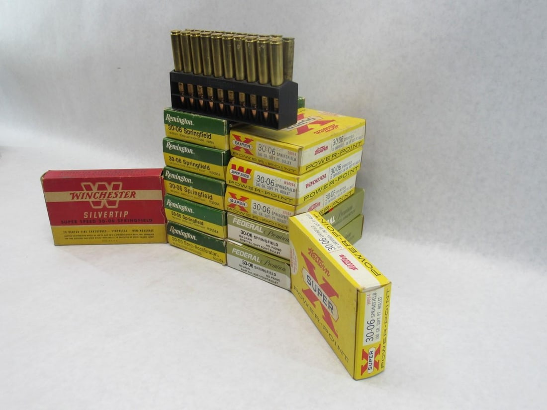 (93) .30-06 Cartridges & (100) Brass - 3