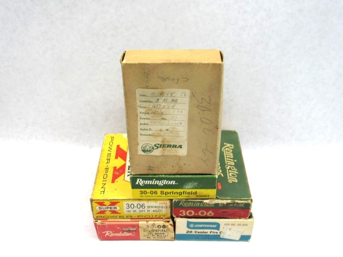 (50) .30-06 Cartridges & (50) Brass: (50) .30-06 Cartridges & (50) Brass 