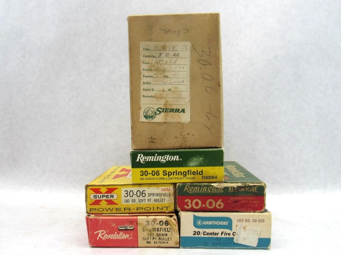 (50) .30-06 Cartridges & (50) Brass - 2