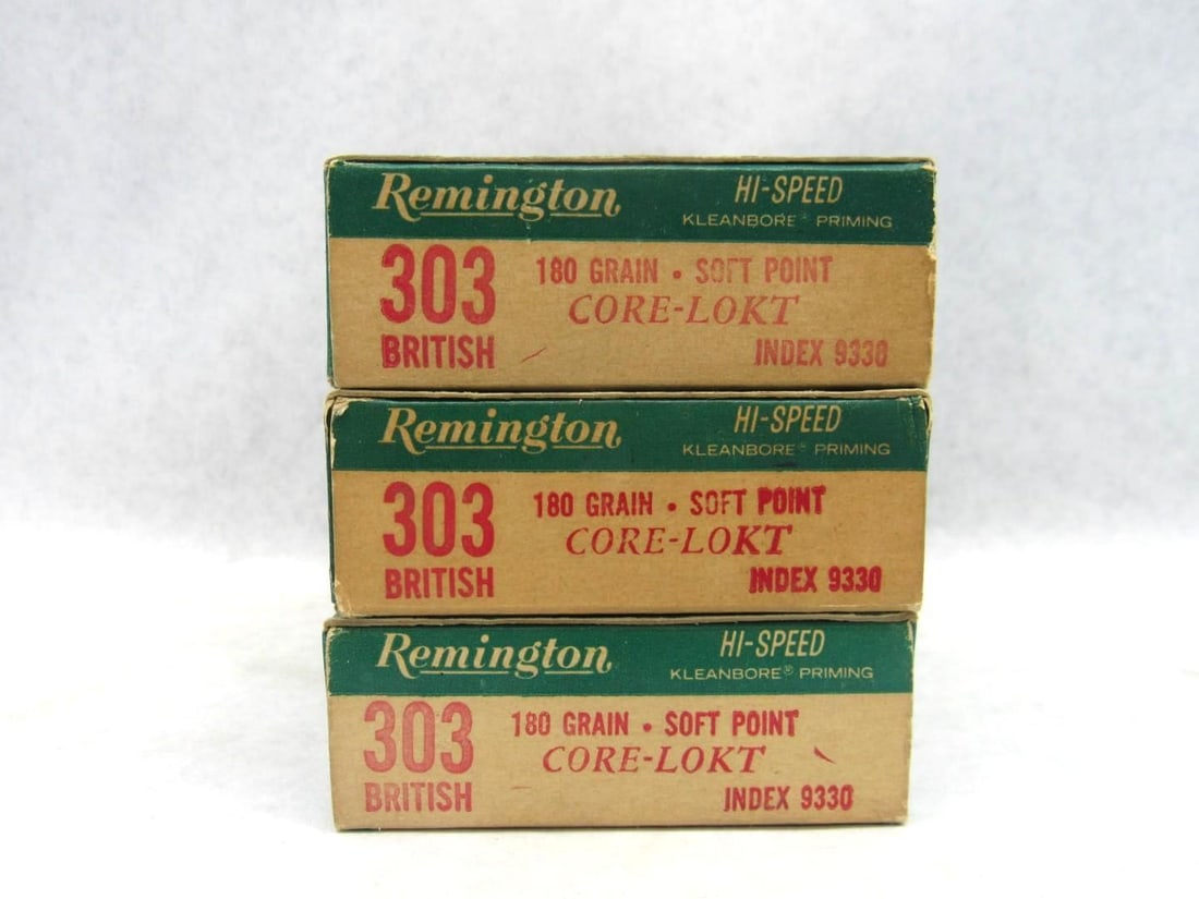 (3) Vintage Remington 303 British Cartridges - 2