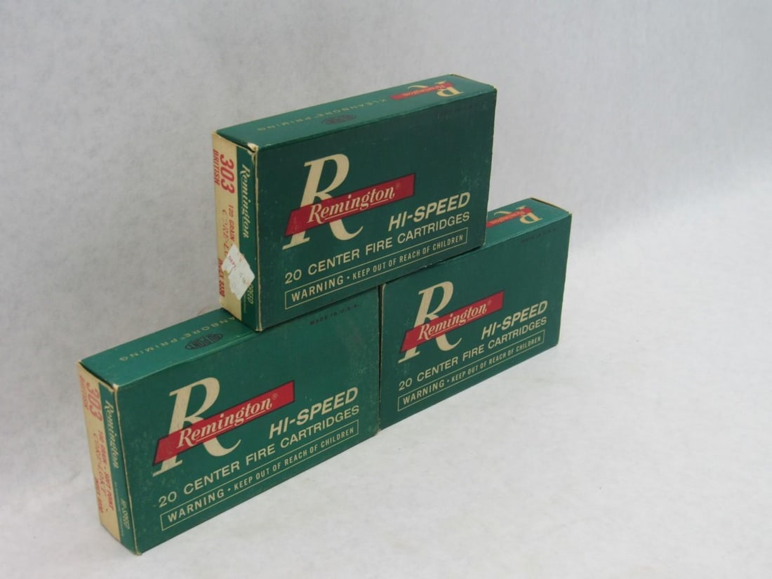 (3) Vintage Remington 303 British Cartridges - 4