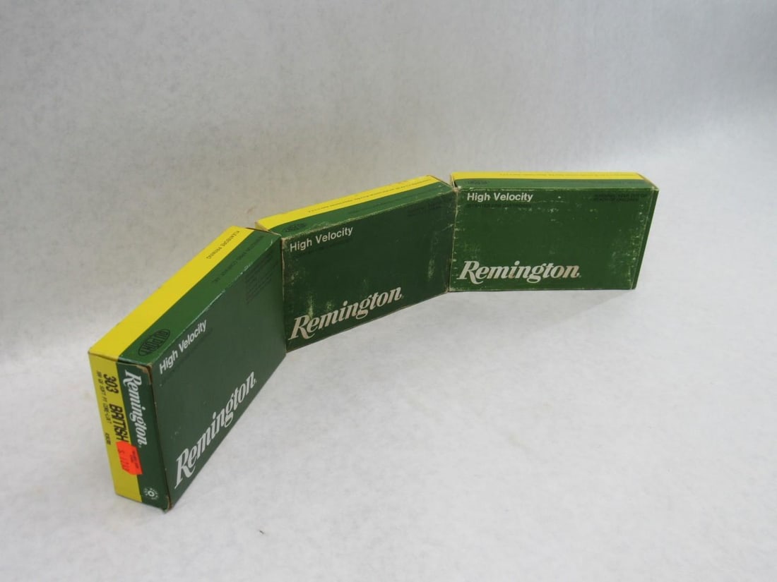 (3) Boxes Remington .303 British Cartridges - 4