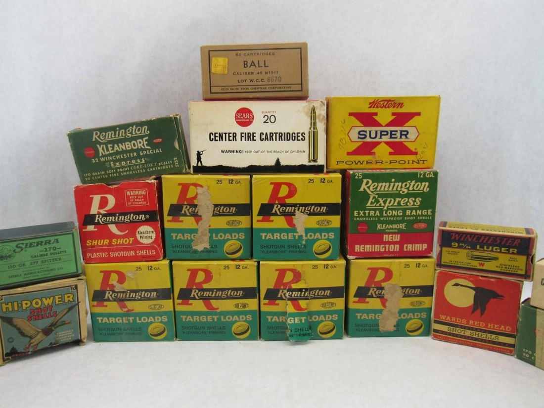 (16) Vintage Cartridge Boxes - 10
