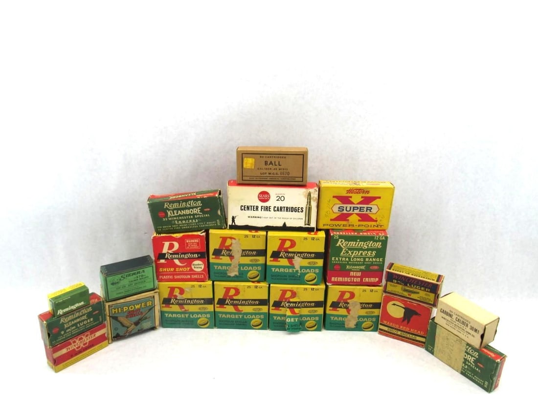 (16) Vintage Cartridge Boxes - 2