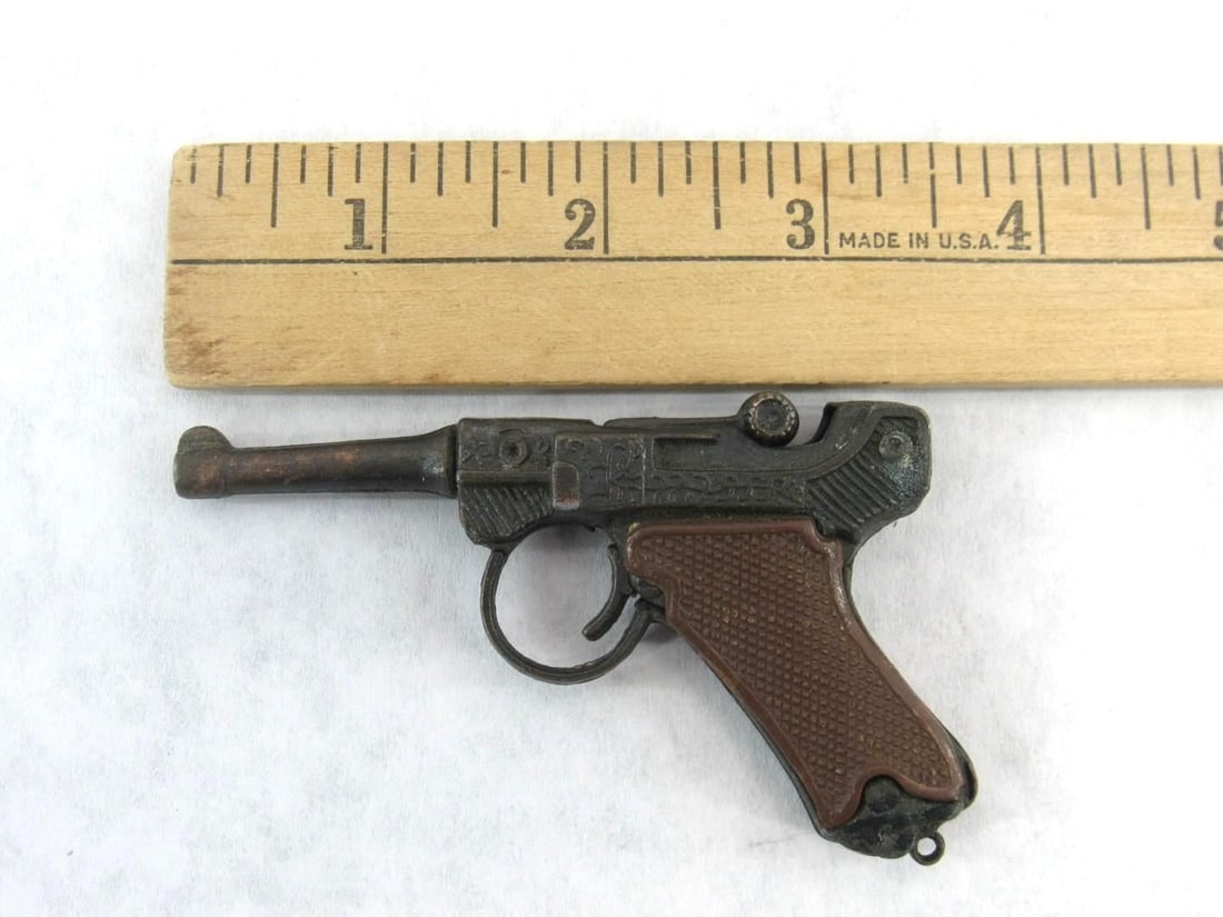 Vintage Luger 3" Cap Pistol Toy - 2