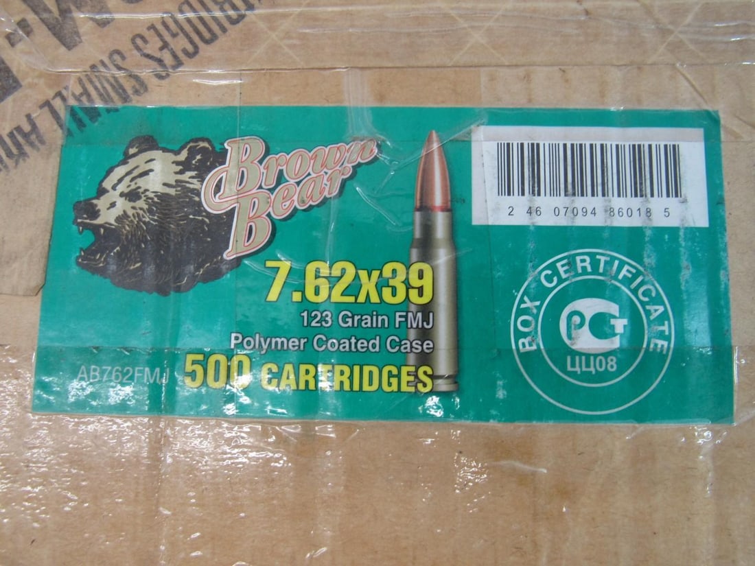 (520+/-) 7.62x39 Cartridges - 9