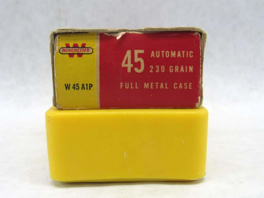 (16) .45 Auto Cartridges & (37) Brass - 2