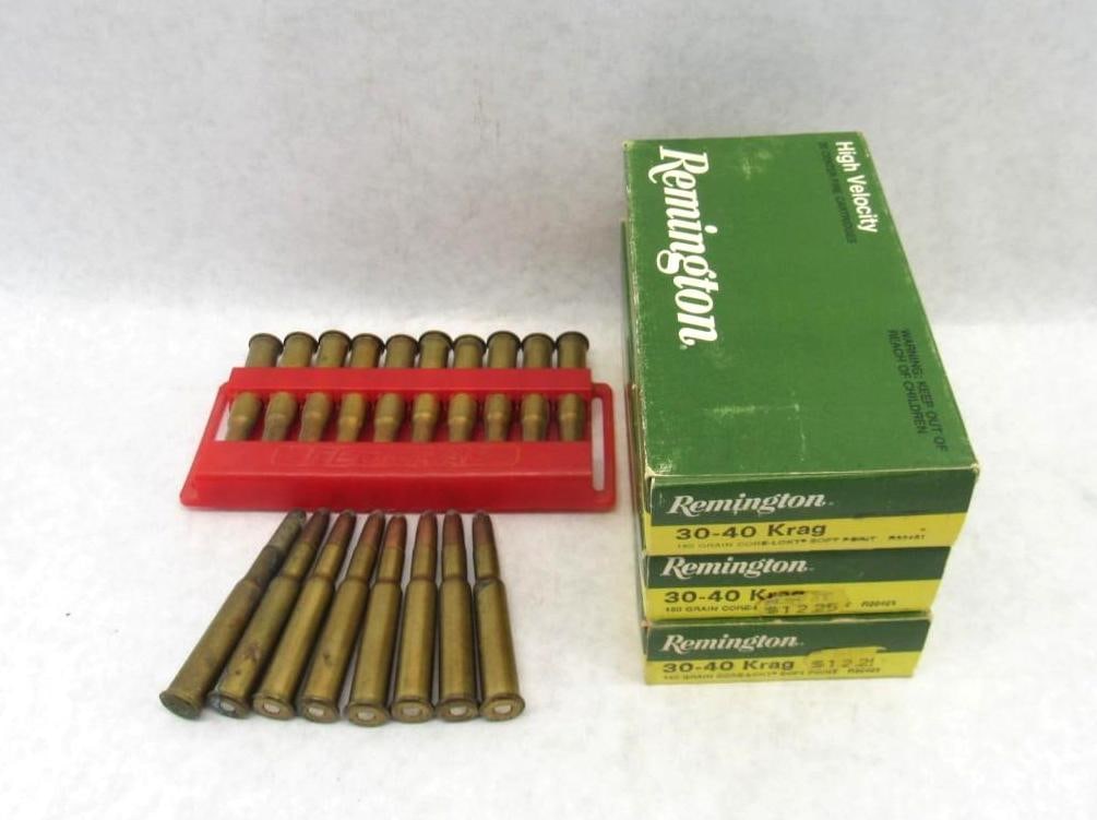 (47) 30-40 Krag Cartridges: (47) 30-40 Krag Cartridges 