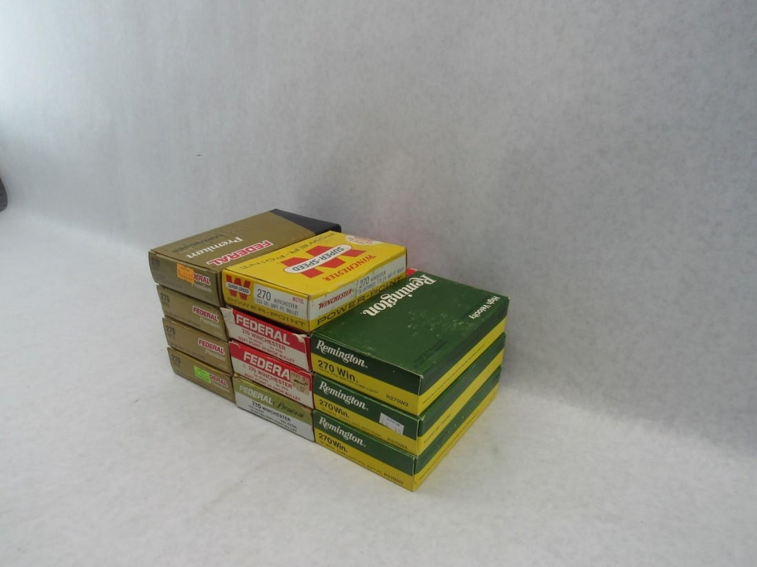 (26) .270 Winchester Cartridges w/(136) Brass - 3