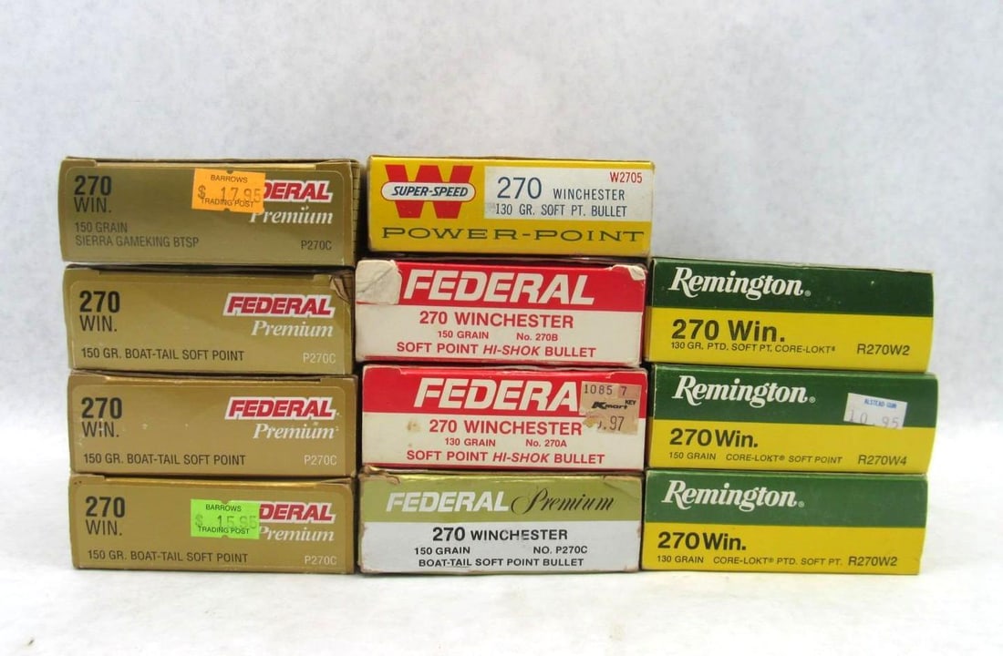(26) .270 Winchester Cartridges w/(136) Brass - 4