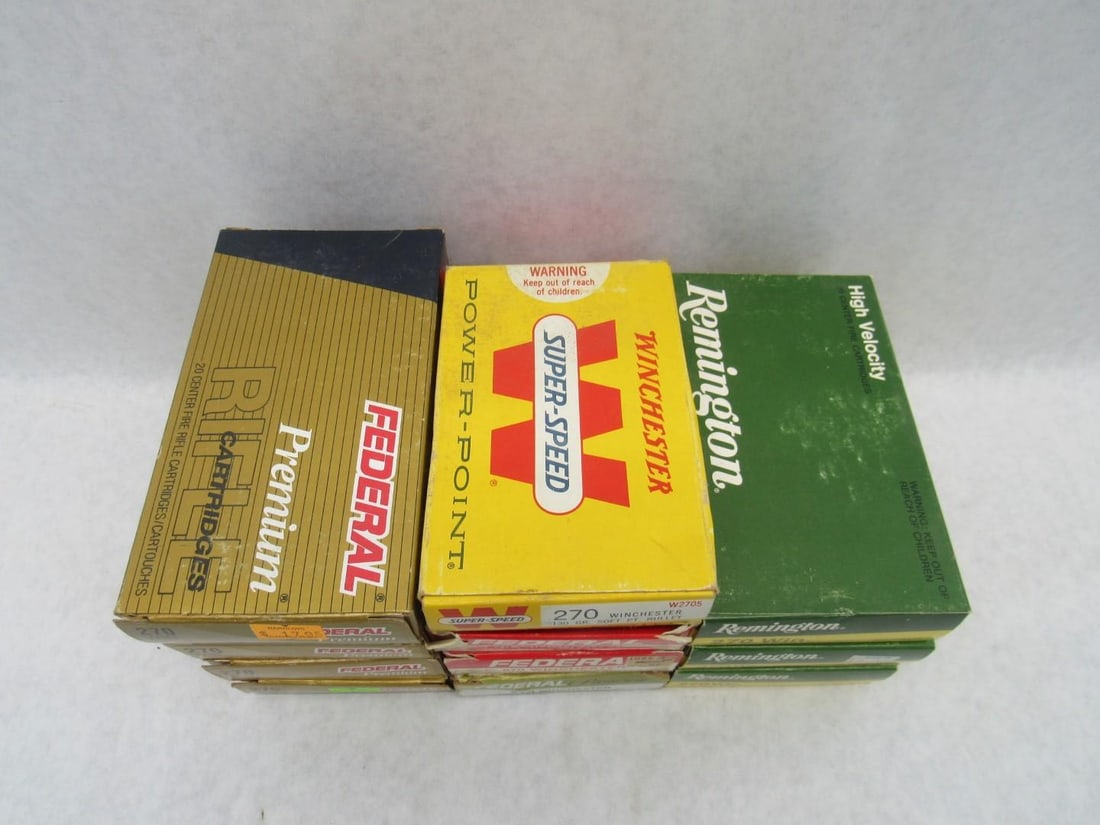 (26) .270 Winchester Cartridges w/(136) Brass - 5