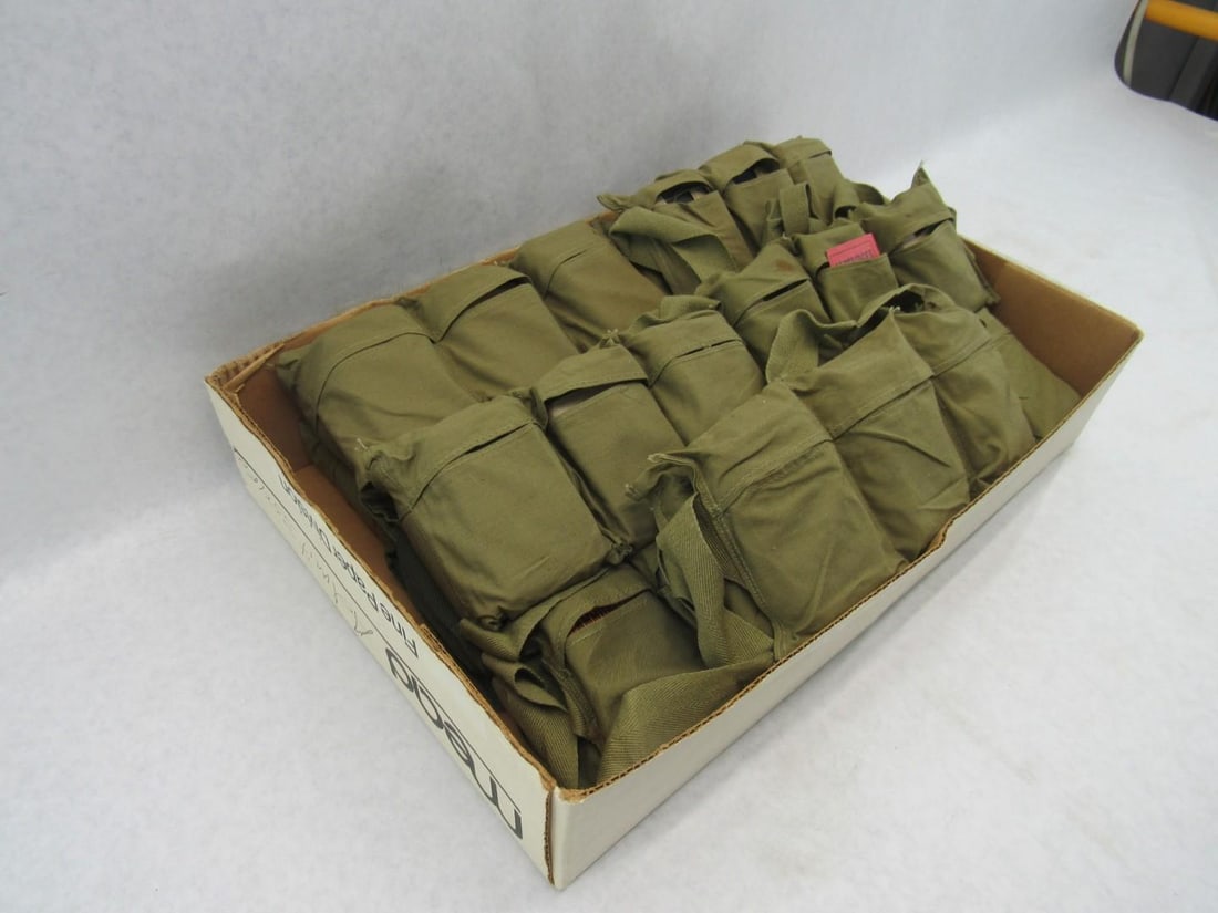 (11) Vintage Bandoliers w/6 Clips, (528) 30-M2 Caliber Cartridges - 3