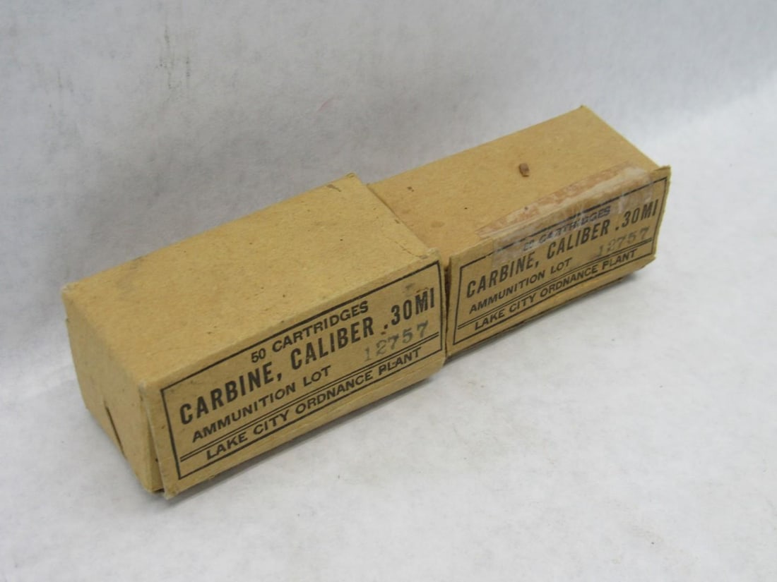 (2) Boxes .30 MI Cartridges - 3