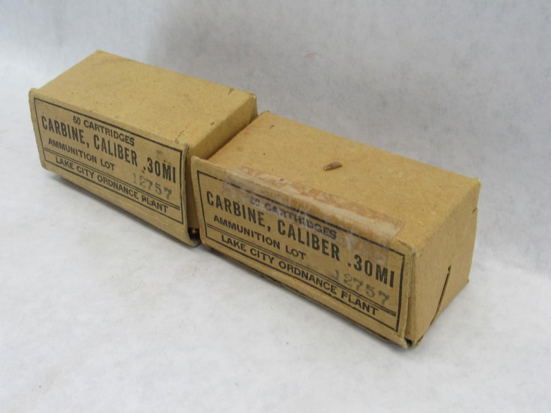 (2) Boxes .30 MI Cartridges - 4