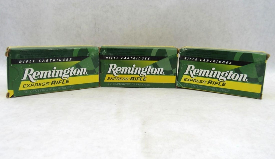 (3) Remington .30 Carbine Express Rifle Cartridges: 150rds