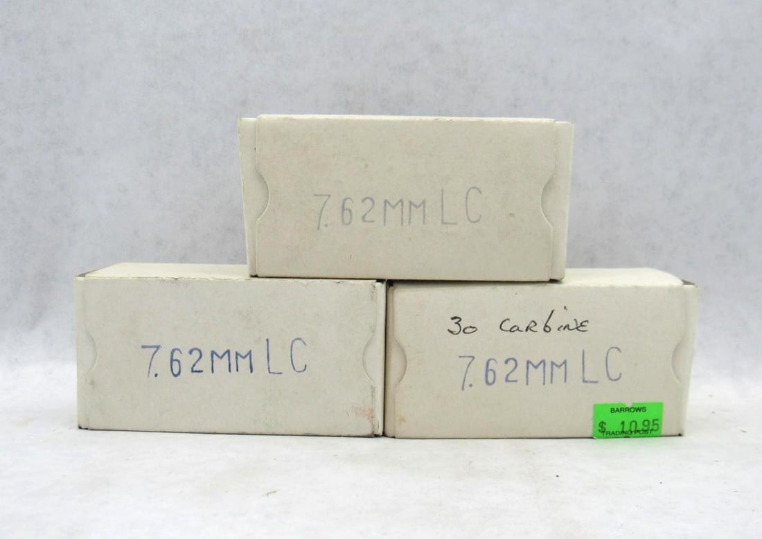 (3) Boxes .30 Carbine Cartridges - 2