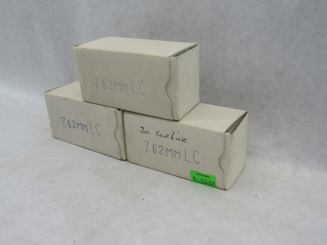 (3) Boxes .30 Carbine Cartridges - 4