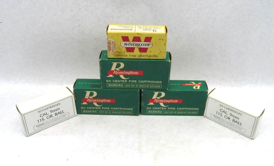 (200+/-) 9mm/ 9mm Luger Brass: (200+/-) 9mm/ 9mm Luger Brass 