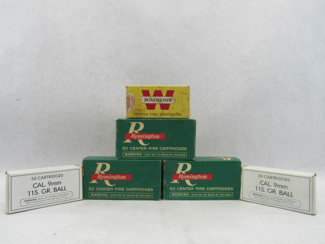 (200+/-) 9mm/ 9mm Luger Brass - 5