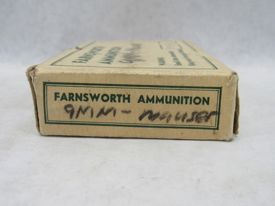 Vintage Farnsworth 9mm-Mauser Cartridges - 3