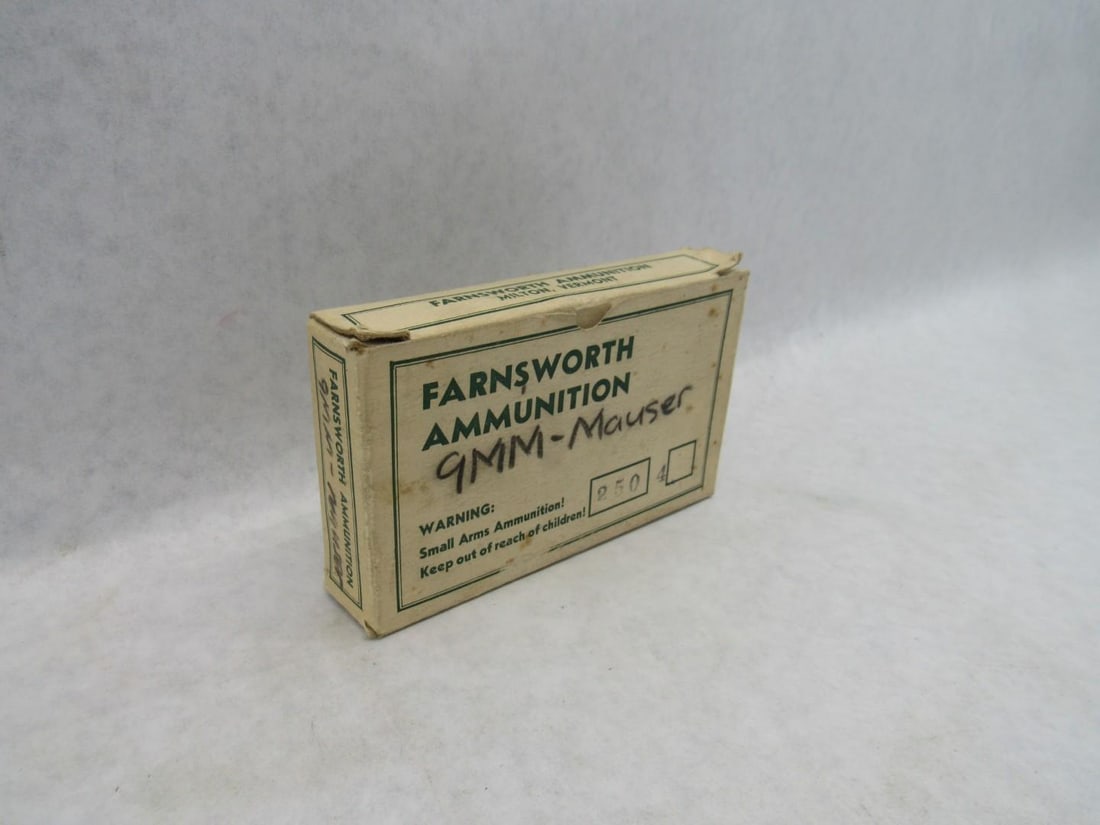 Vintage Farnsworth 9mm-Mauser Cartridges - 4