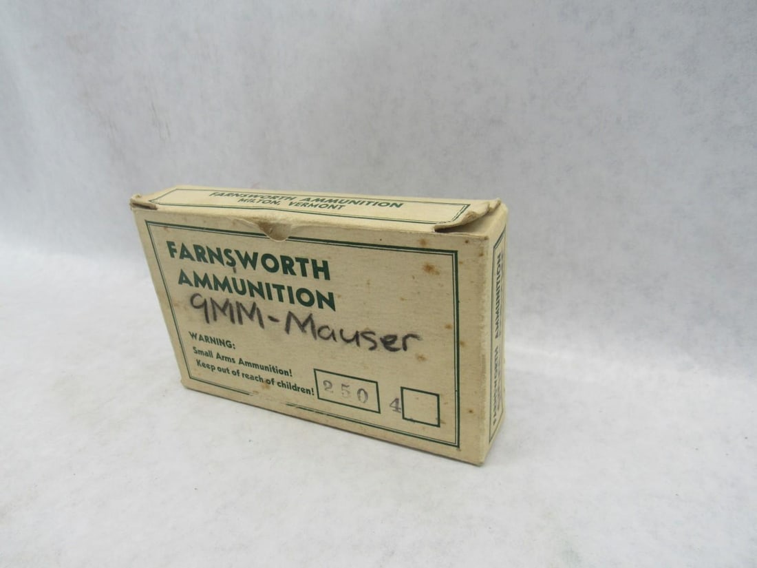 Vintage Farnsworth 9mm-Mauser Cartridges - 5