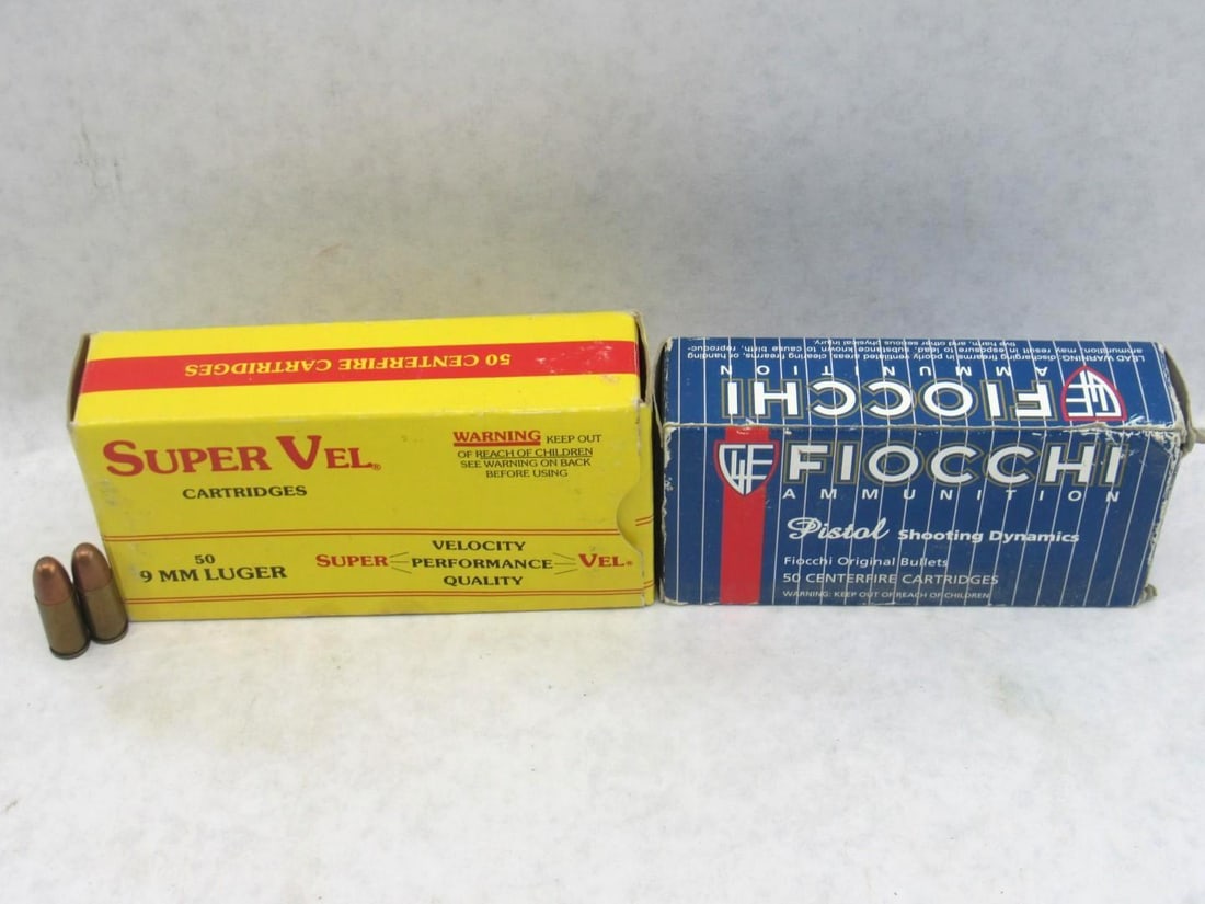 (102) Mixed 9mm Luger Cartridges: (102) Mixed 9mm Luger Cartridges 