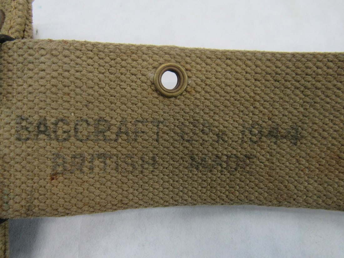 Vintage WWII Cartridge Belt by Bagcraft - 5