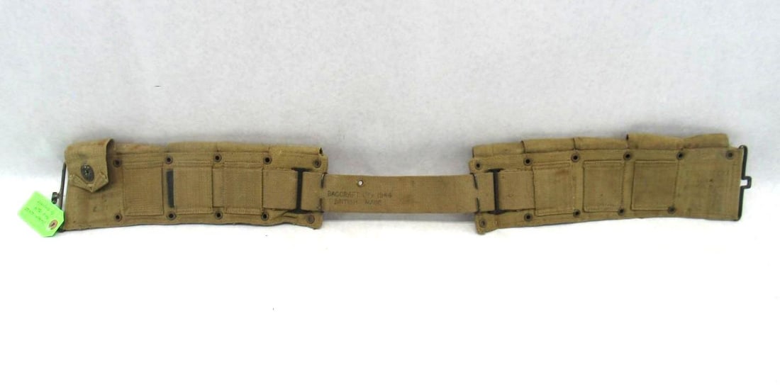 Vintage WWII Cartridge Belt by Bagcraft - 6