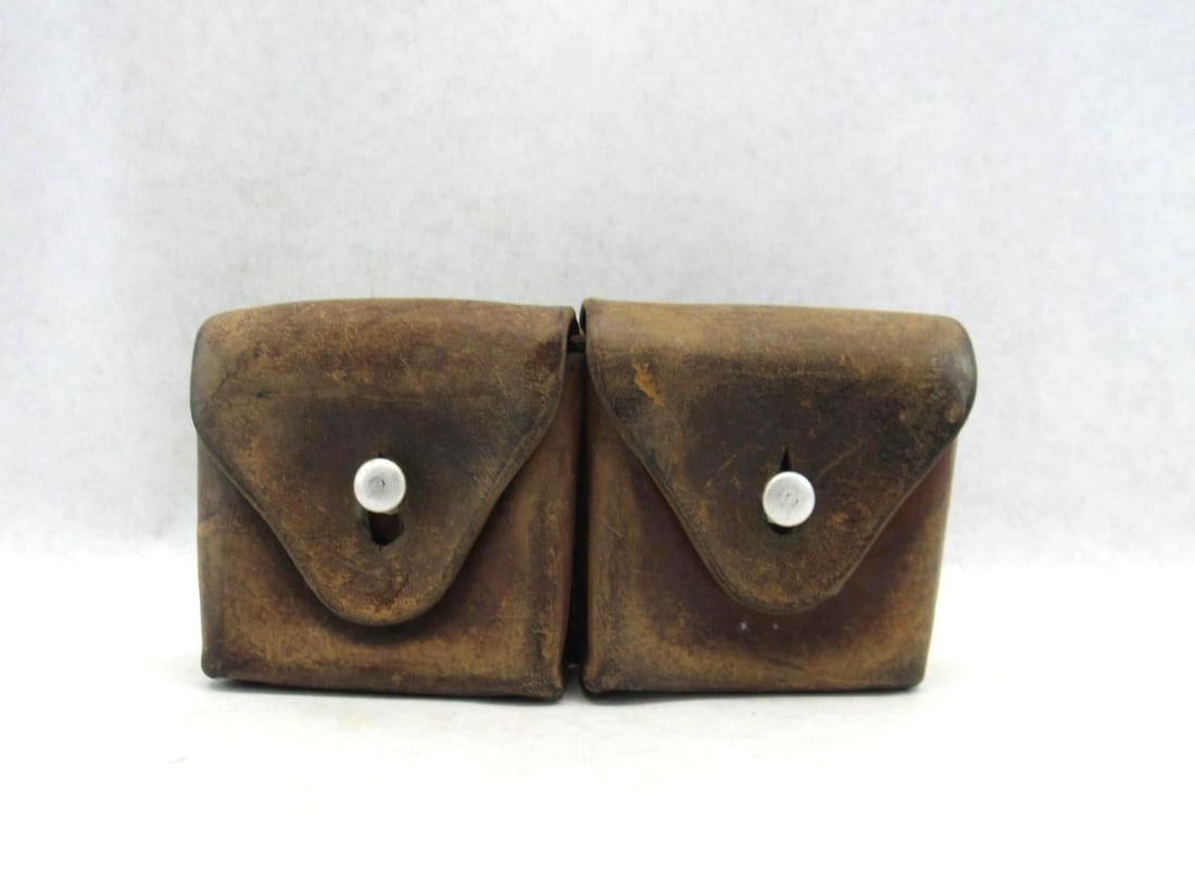 Vintage Swiss Army Ammo Pouch: L.Bruhwiler 