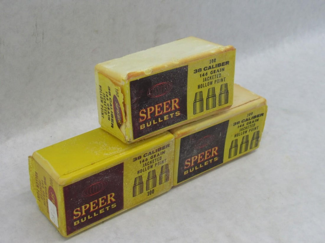 (300) Speer 38 Caliber Bullets - 3