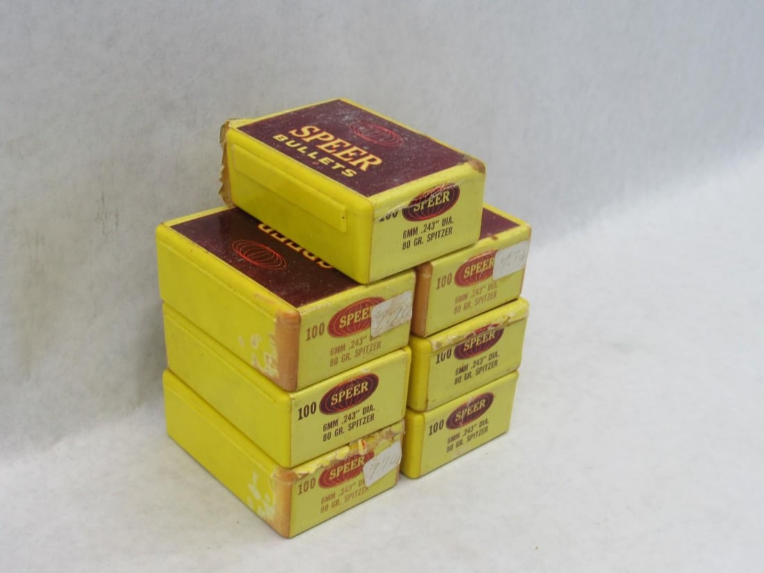 (700+/-) Speer 6mm Bullets - 3