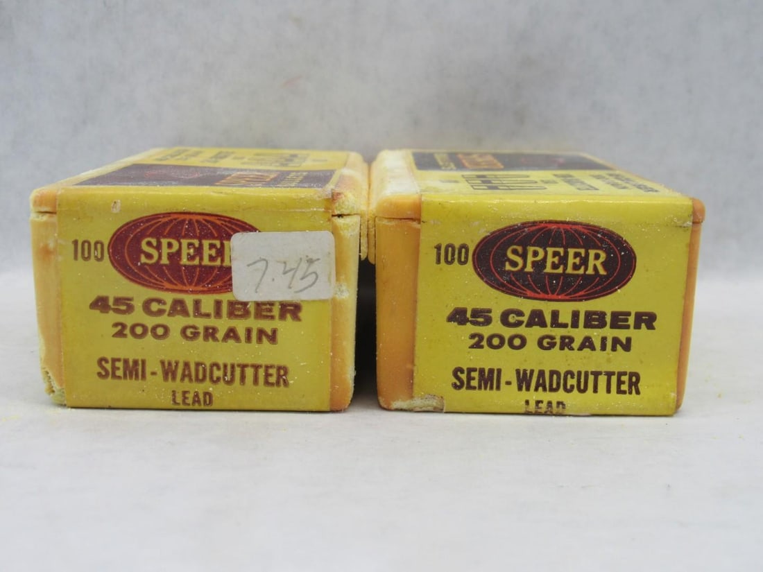 (200) Speer .45 Caliber Bullets - 2