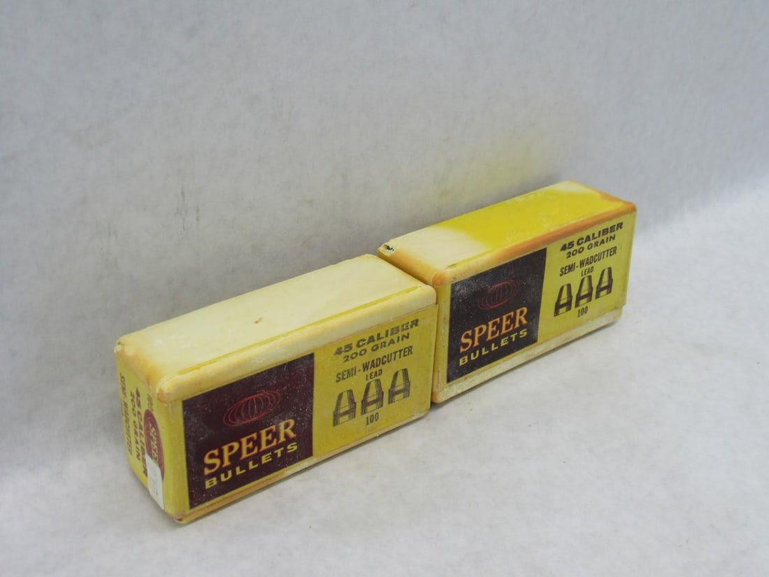(200) Speer .45 Caliber Bullets - 4