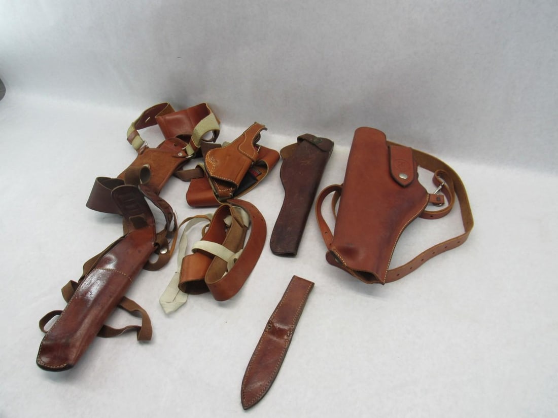 (4) Leather Holsters - 4